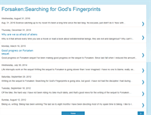 Tablet Screenshot of forsakensearchingforgodsfingerprint.blogspot.com