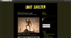 Desktop Screenshot of loutshelter.blogspot.com