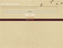 Tablet Screenshot of belmonthotel.blogspot.com