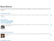 Tablet Screenshot of batasblancasvenezolanas.blogspot.com