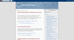 Desktop Screenshot of marthenainsurance.blogspot.com