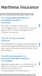 Mobile Screenshot of marthenainsurance.blogspot.com