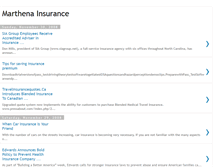 Tablet Screenshot of marthenainsurance.blogspot.com