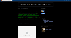 Desktop Screenshot of legadodelmundogrecoromano.blogspot.com