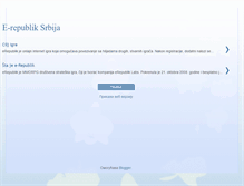 Tablet Screenshot of erepubliksrbija.blogspot.com