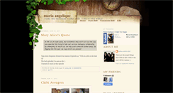 Desktop Screenshot of mariangelique.blogspot.com