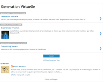 Tablet Screenshot of generation-virtuelle.blogspot.com