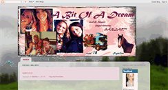 Desktop Screenshot of abitofadream.blogspot.com