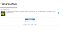 Tablet Screenshot of fatburningfruit.blogspot.com