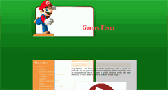 Desktop Screenshot of games-fever.blogspot.com