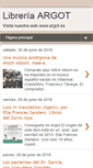 Mobile Screenshot of libreriaargot.blogspot.com