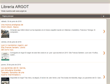 Tablet Screenshot of libreriaargot.blogspot.com