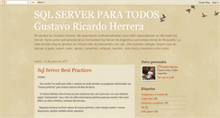 Desktop Screenshot of gherrerasqlserver.blogspot.com