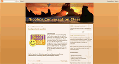 Desktop Screenshot of nicolesclassblog.blogspot.com