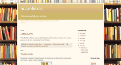 Desktop Screenshot of microletras.blogspot.com