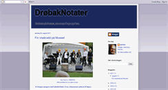 Desktop Screenshot of drobaknotater.blogspot.com
