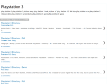 Tablet Screenshot of playstation3directory.blogspot.com