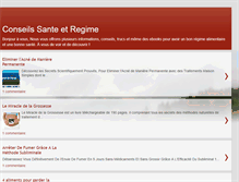 Tablet Screenshot of conseilsregimes.blogspot.com