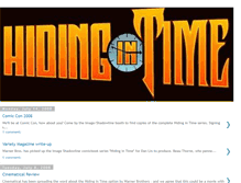 Tablet Screenshot of hidingintime.blogspot.com