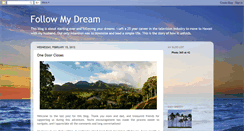 Desktop Screenshot of followmydream-aloha.blogspot.com