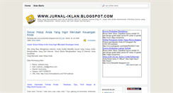 Desktop Screenshot of jurnal-iklan.blogspot.com