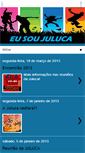 Mobile Screenshot of eusoujuluca.blogspot.com