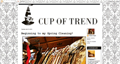 Desktop Screenshot of cupoftrend.blogspot.com