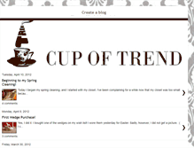 Tablet Screenshot of cupoftrend.blogspot.com