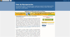 Desktop Screenshot of fotoderecuperacion.blogspot.com