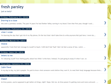 Tablet Screenshot of parsleyseasonings.blogspot.com