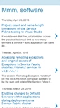 Mobile Screenshot of mmmsoftware.blogspot.com