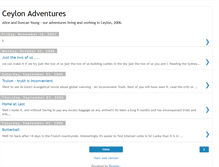 Tablet Screenshot of ceylonadventures.blogspot.com
