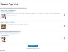 Tablet Screenshot of karunacapoeira.blogspot.com