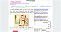 Desktop Screenshot of cakramnet.blogspot.com