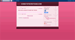 Desktop Screenshot of conectatecristiaono.blogspot.com