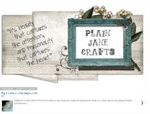 Tablet Screenshot of plainjanecrafts.blogspot.com