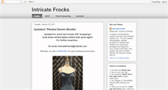 Desktop Screenshot of intricatefrocks.blogspot.com