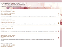 Tablet Screenshot of formarenigualdad.blogspot.com