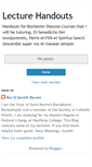 Mobile Screenshot of lecturehandouts.blogspot.com