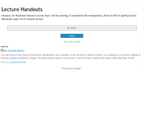 Tablet Screenshot of lecturehandouts.blogspot.com