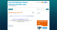 Desktop Screenshot of kim-kardashian-news.blogspot.com