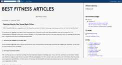 Desktop Screenshot of bestfitnessarticles.blogspot.com