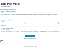 Tablet Screenshot of bestfitnessarticles.blogspot.com