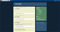Desktop Screenshot of mrsspoerl.blogspot.com