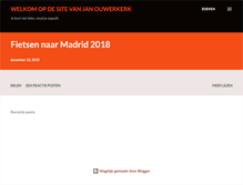 Tablet Screenshot of jan-ouwerkerk.blogspot.com