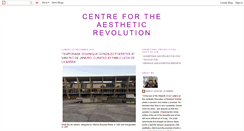 Desktop Screenshot of centrefortheaestheticrevolution.blogspot.com