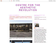 Tablet Screenshot of centrefortheaestheticrevolution.blogspot.com