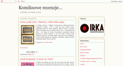 Desktop Screenshot of komiksowe-recenzje.blogspot.com