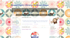 Desktop Screenshot of elwoodlibrarychildrens.blogspot.com