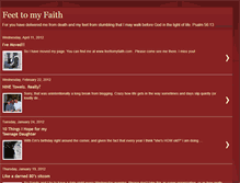 Tablet Screenshot of feettomyfaith.blogspot.com